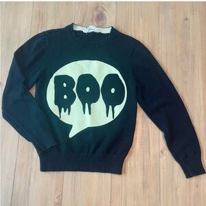 H&M black glow in the dark sweater